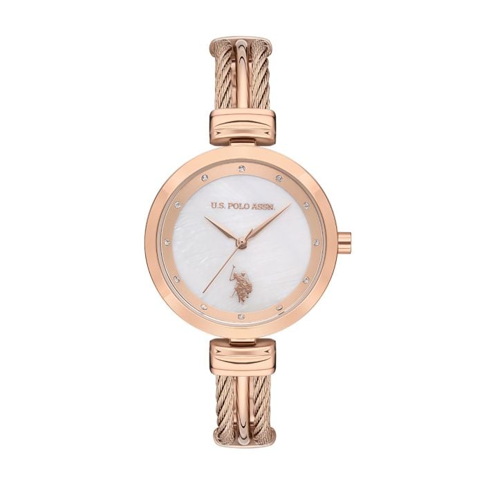 Us polo 2024 rose gold watch