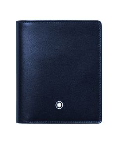 Meisterstück Business Card Holder with bill compartment Navy
