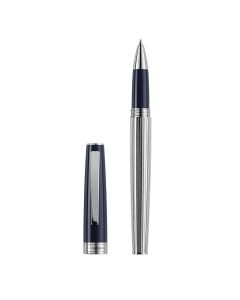 Montegrappa Armonia Rollerball Pen steel silver , Blue 