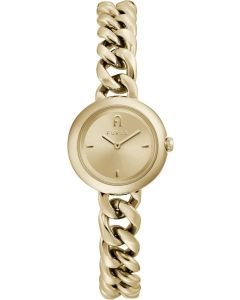 Furla Ladies Gold Tone Stainless Steel Bracelet Watch