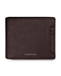 Cerruti 1881 wallet for men 6 cards leather red 