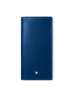 Montblanc Meisterstuck Long Wallet 15cc Navy Blue