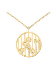 Fontenay Gold Rounded Necklace 