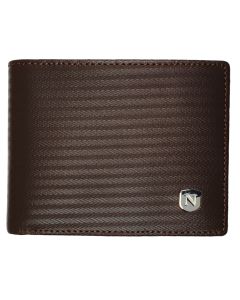 Natucci leather wallet for men , Brown