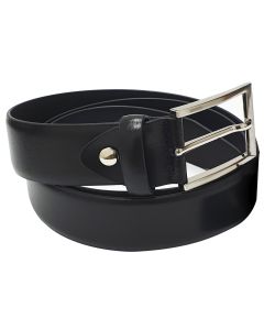 Natucci leather belt for men, Black