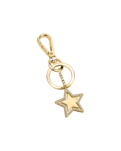 Morellato star key ring for women steel gold