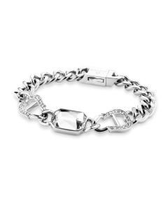 Aigner logo ladies small bracelet silver 
