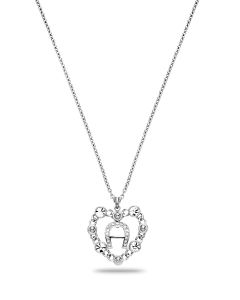 Aigner Heart ladies long necklace silver 