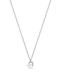 Aigner A logo ladies necklace steel silver 