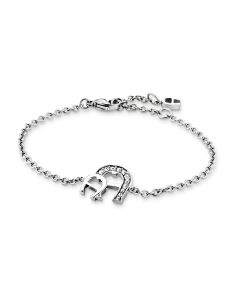 Aigner A logo ladies bracelet steel silver with crystal