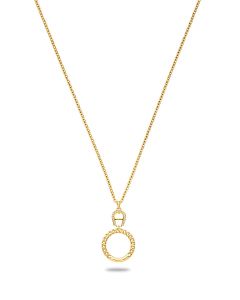 Aigner chain necklace for ladies steel gold 