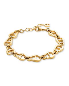 Aigner A logo women bracelet steel gold 