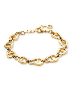 Aigner A logo women bracelet steel gold , Silver