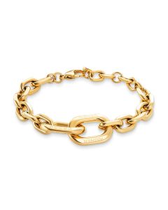 Aigner women bracelet stainless steel gold , Silver