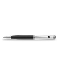 Aigner ballpoint pen for gent steel black with silver 