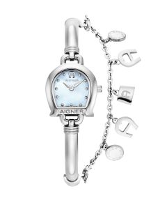Aigner TUSCANIA ladies watch stainless steel silver