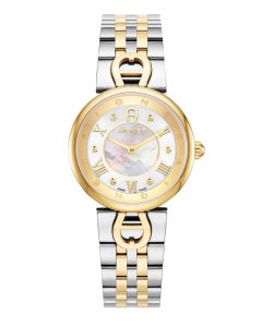 Aigner DOLCE ladies watch steel silver , Gold