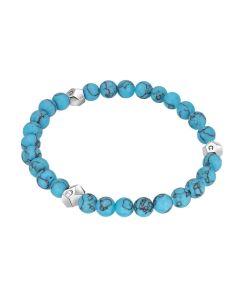 Aigner ADRIO bracelet for men turquoise beads 