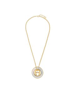 Aigner BELLA BIG necklace for women steel gold 