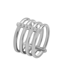 Cerruti 1881 Ring For Women  , Silver , size 56 