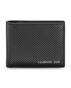 Cerruti 1881 gent wallet 6cc black leather
