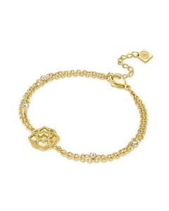 Cerruti 1881 ARABESQUE.3 women bracelet steel gold 