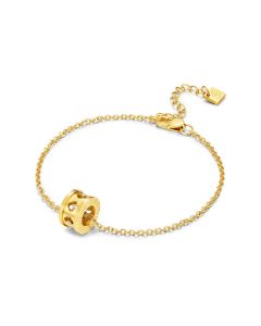 Cerruti 1881 BANDE bracelet for ladies gold with crystal 