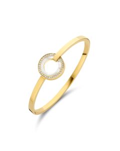 Cerruti 1881 FRAGANCIA bangle for women gold with crystal 