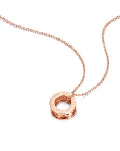 Cerruti 1881 BANDE ladies necklace rose gold with crystal  