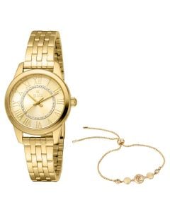 DICI Milano Quartz watch for ladies stainless steel golden