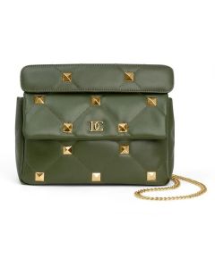 DICI Milano Women Leather Green Mini Cross Body Bag