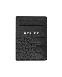 Police RELIQUE card holder 2 cards black leather 