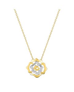Fontenay Paris Gold plated necklace with zirconia - DSC370Z45E