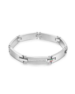 Ducati Speciale Bracelet For Men Stainless Steel Silver