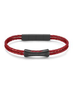 Ducati Successo Men Bracelet Leather Red
