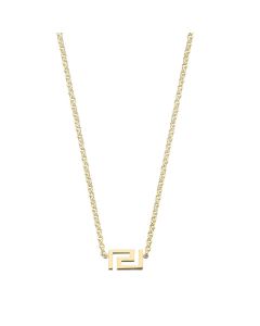 Versace Greca Prism Necklace For Women , Golden