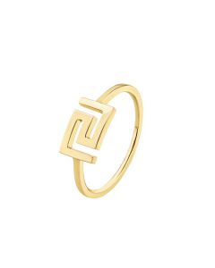 Versace Greca Ring For Women , Gold Size 54