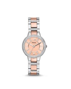 Fossil Virginia Watch For Women , Rose gold