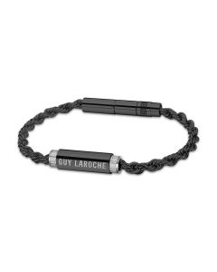 Guy Laroche Marcel bracelet for men steel black