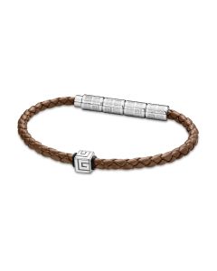 Guy Laroche Gabriel bracelet for men brown leather