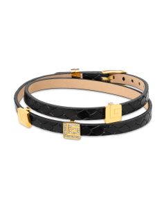 Guy Laroche Elise bracelet for women gold , Black