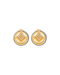 Guy Laroche Camille earrings for women, Gold / Silver