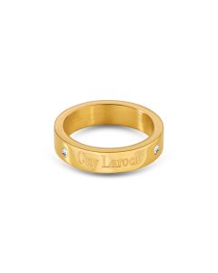 Guy Laroche Aurore ring for women gold size 54