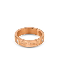 Guy Laroche Aurore ring for women rose gold size 52