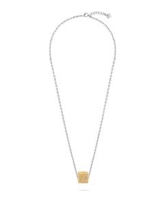 Guy Laroche Aline necklace for women silver , Gold