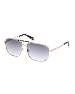 Guess Sunglasses Square For Men Grey , Gold