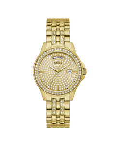 Guess LADY COMET watch for women steel gold 