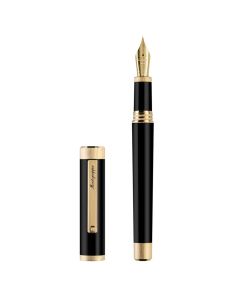 Montegrappa Zero Black Gold Trim Fountain Pen