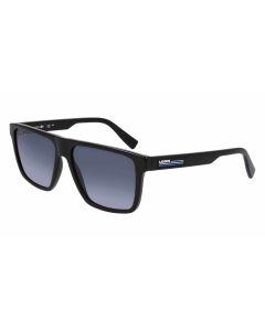 Lacost sunglasses for men with black frame , Blue lens 