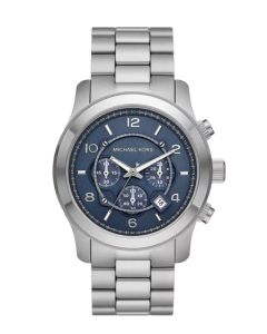 Michael Kors Runway Chronograph Steel Watch Blue